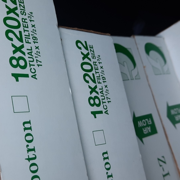 NIB Six Z-Line Series Glasfloss Air Filters 18 X 20 X 2 - Picture 1 of 7
